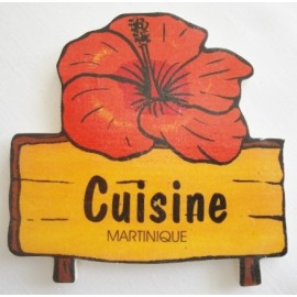 Plaque  porte de Cuisine Martinique