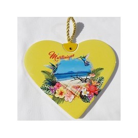 Dessous plat coeur Martinique