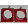 Boucles Corne rouge
