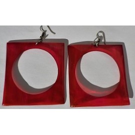 Boucles Corne Rouge