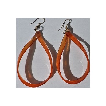 Boucles Corne Orange