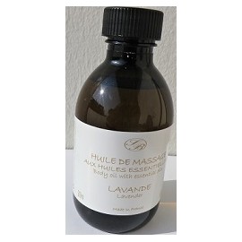 Huile massage lavande