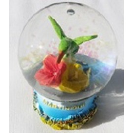 Boule à neige colibri