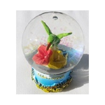 Boule à neige colibri