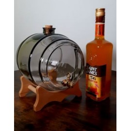 Tonneau en verre 5 litres
