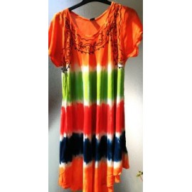 Robe exotique manches