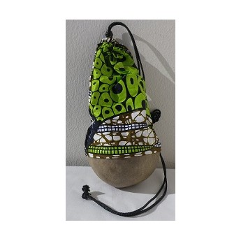 Bourse calebasse wax