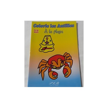Colorie les Antilles à la plage